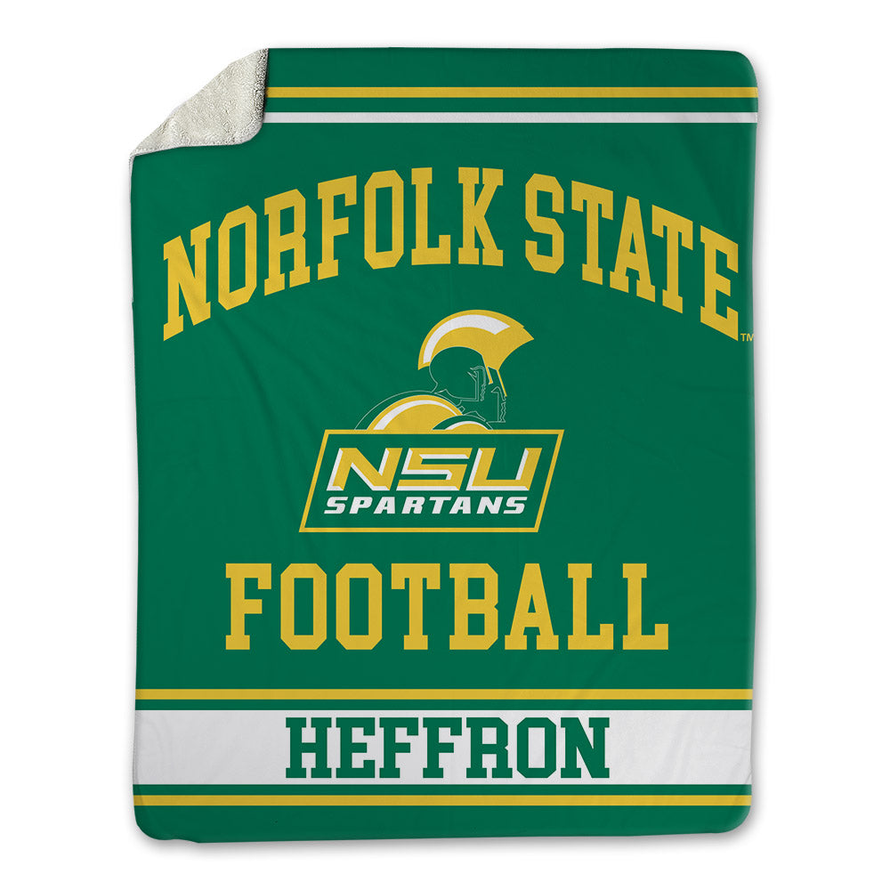 Norfolk State - NCAA Football : Ben Heffron - Blanket-0