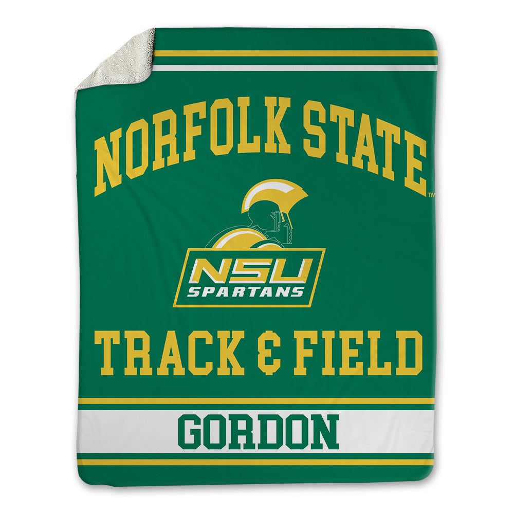 Norfolk State - NCAA Men's Track & Field : Jayden Gordon - Blanket-0
