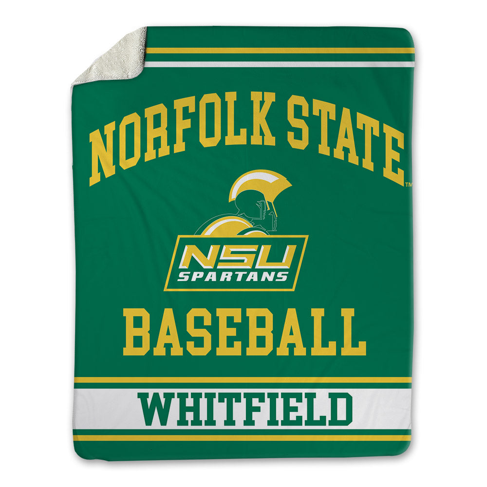 Norfolk State - NCAA Baseball : Donovan Whitfield - Blanket-0