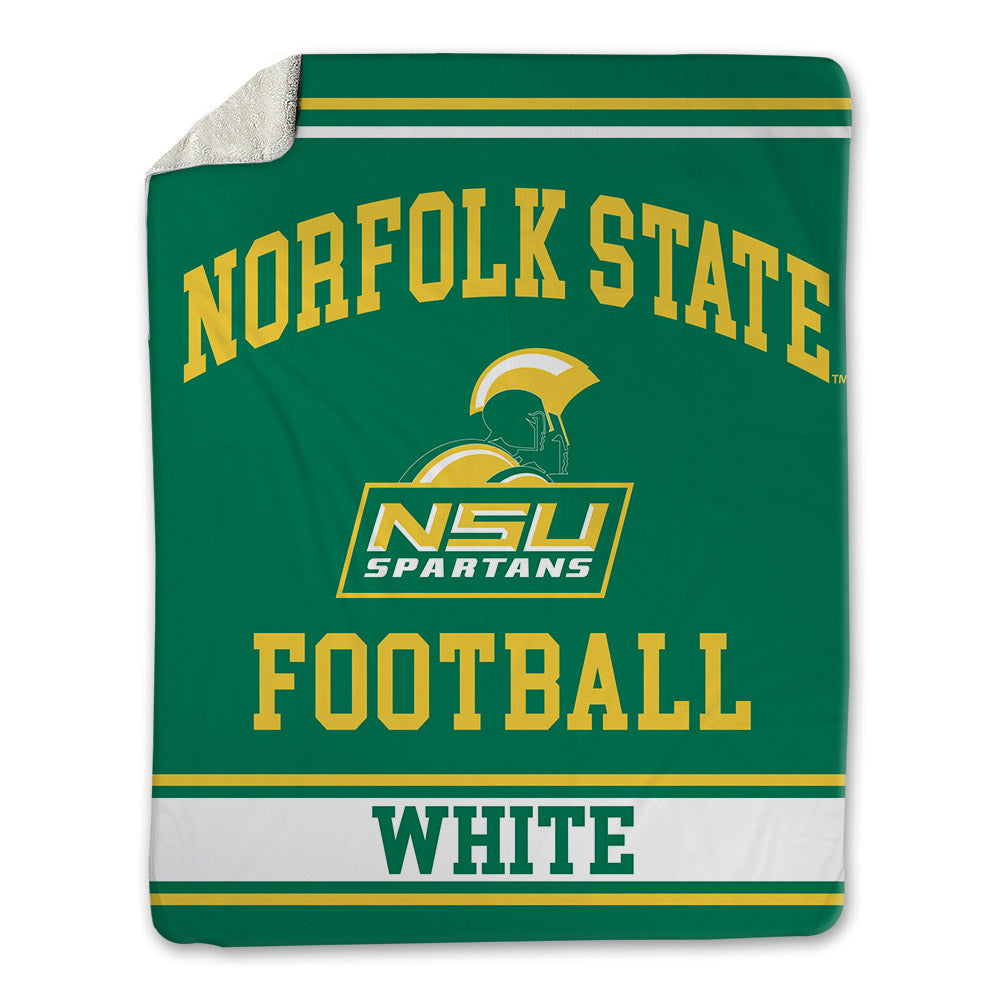 Norfolk State - NCAA Football : Jaylen White - Blanket-0