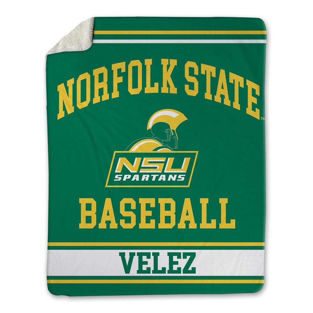 Norfolk State - NCAA Baseball : Christian Velez - Blanket-0