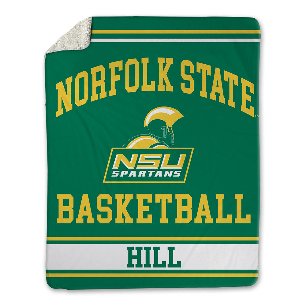 Norfolk State - NCAA Women's Basketball : Jenesis Hill - Blanket-0