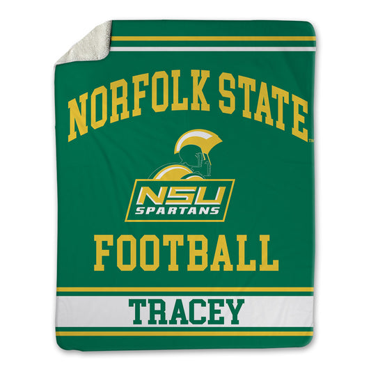 Norfolk State - NCAA Football : Noah Tracey - Blanket-0