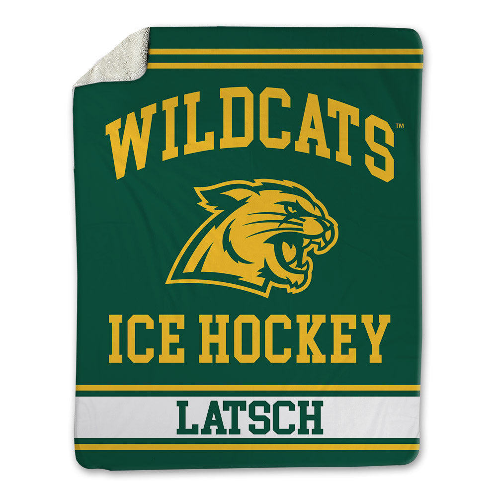 Northern Michigan - NCAA Men's Ice Hockey : Tanner Latsch - Blanket-0