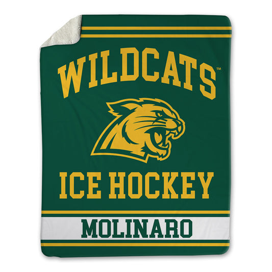 Northern Michigan - NCAA Men's Ice Hockey : Julian Molinaro - Blanket-0