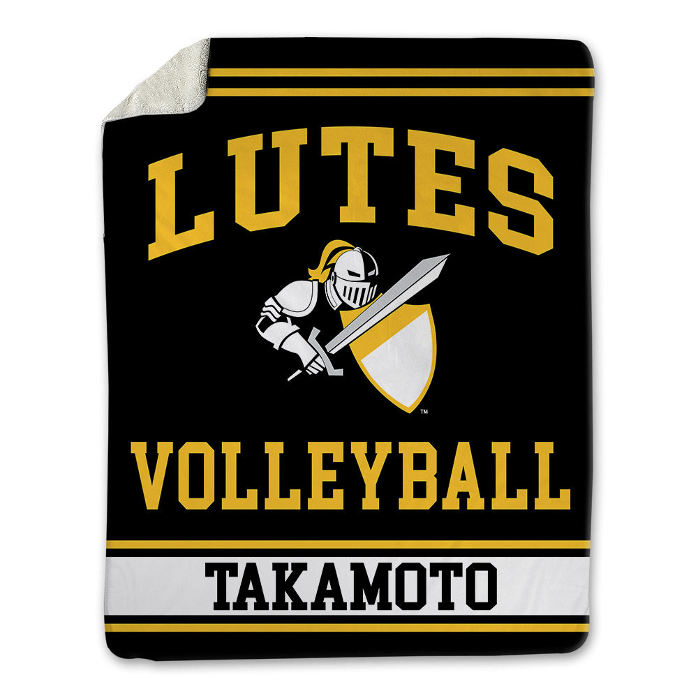 PLU - NCAA Women's Volleyball : Ayre Takamoto - Blanket-0