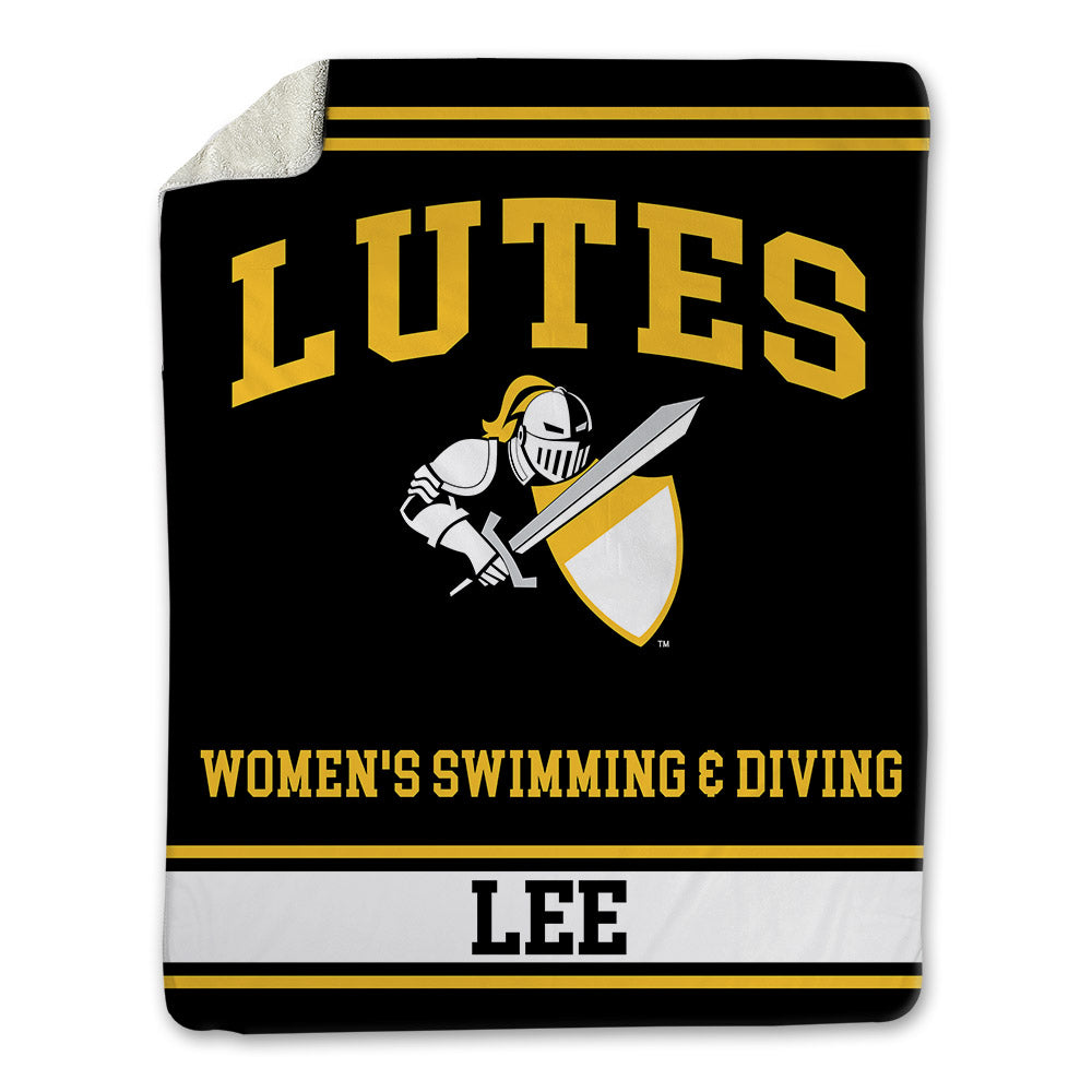 PLU - NCAA Women's Swimming & Diving : Jessica Lee - Blanket-0