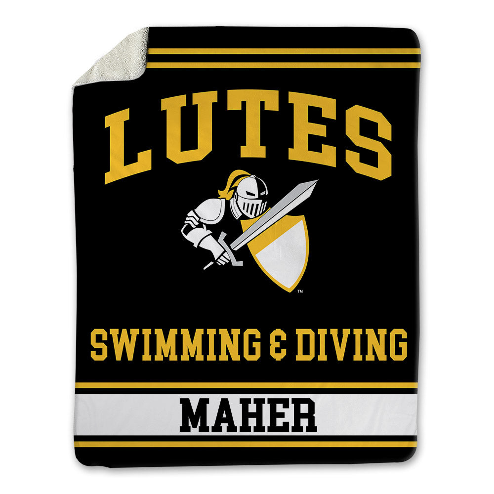 PLU - NCAA Women's Swimming & Diving : Riley Maher - Blanket-0