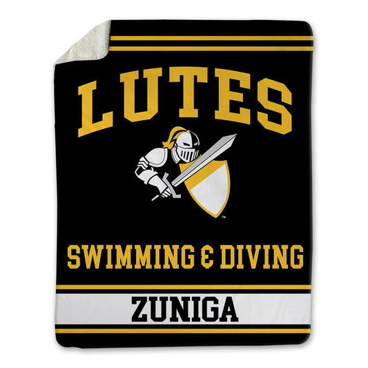 PLU - NCAA Men's Swimming & Diving : Emiliano Zuniga - Blanket-0