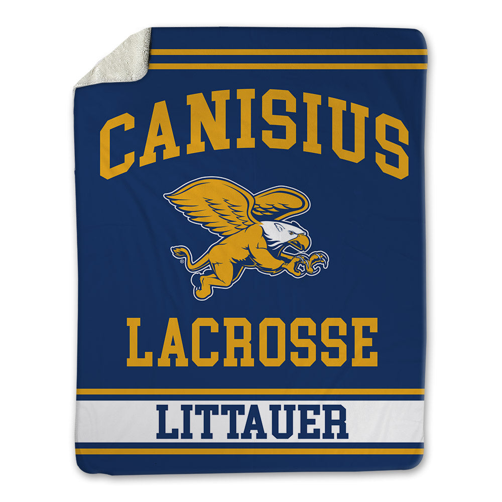 Canisius - NCAA Men's Lacrosse : Jack Littauer - Blanket-0