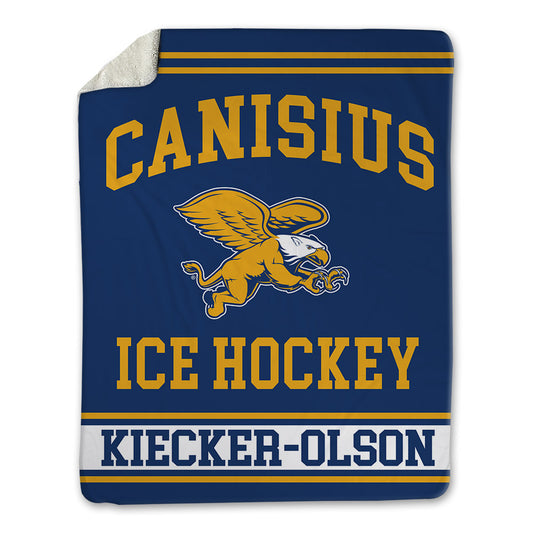 Canisius - NCAA Men's Ice Hockey : Killian Kiecker-Olson - Blanket-0