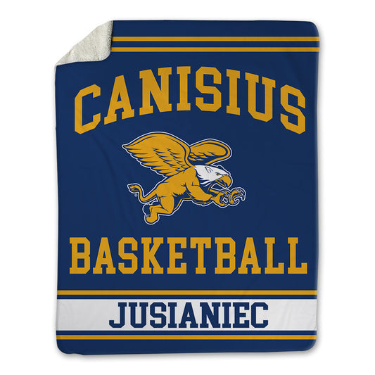 Canisius - NCAA Men's Basketball : Max Jusianiec - Blanket-0