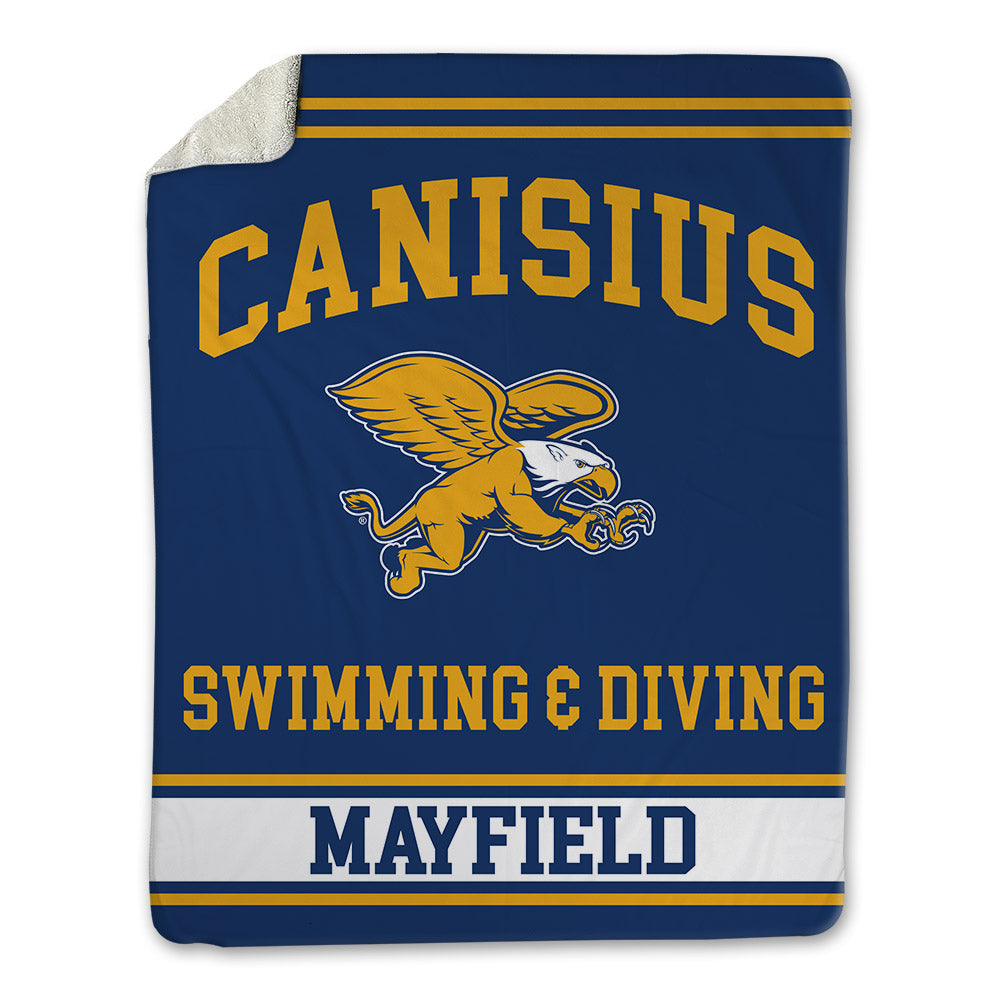 Canisius - NCAA Men's Swimming & Diving : Toby Mayfield - Blanket-0