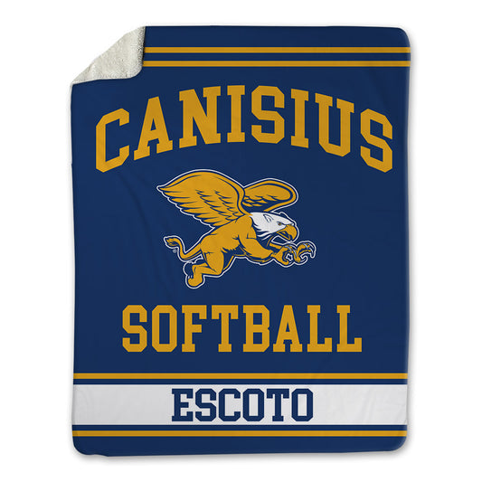 Canisius - NCAA Softball : Sofia Escoto - Blanket-0