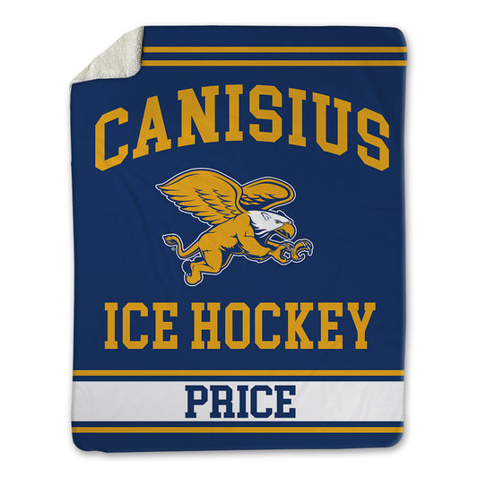 Canisius - NCAA Men's Ice Hockey : Hunetr Price - Blanket-0