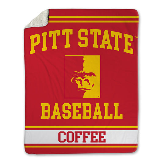 Pitt State - NCAA Baseball : Karson Coffee - Blanket-0
