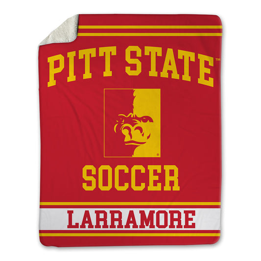 Pitt State - NCAA Women's Soccer : Taylor Larramore - Blanket-0