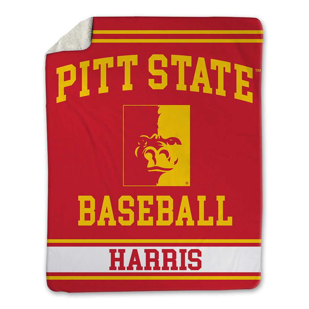 Pitt State - NCAA Baseball : Cooper Harris Harris - Blanket-0