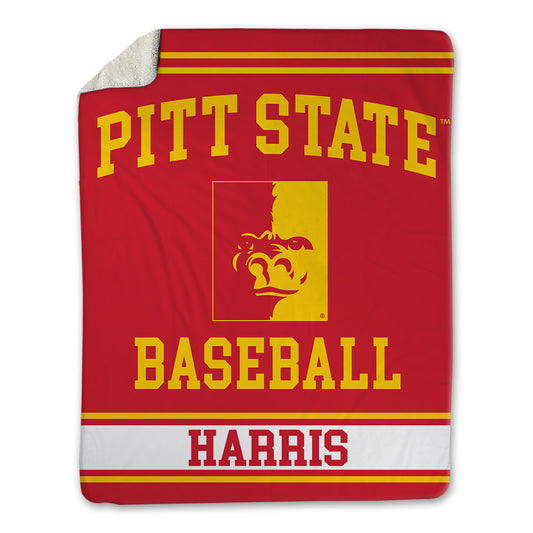 Pitt State - NCAA Baseball : Cooper Harris Harris - Blanket-0