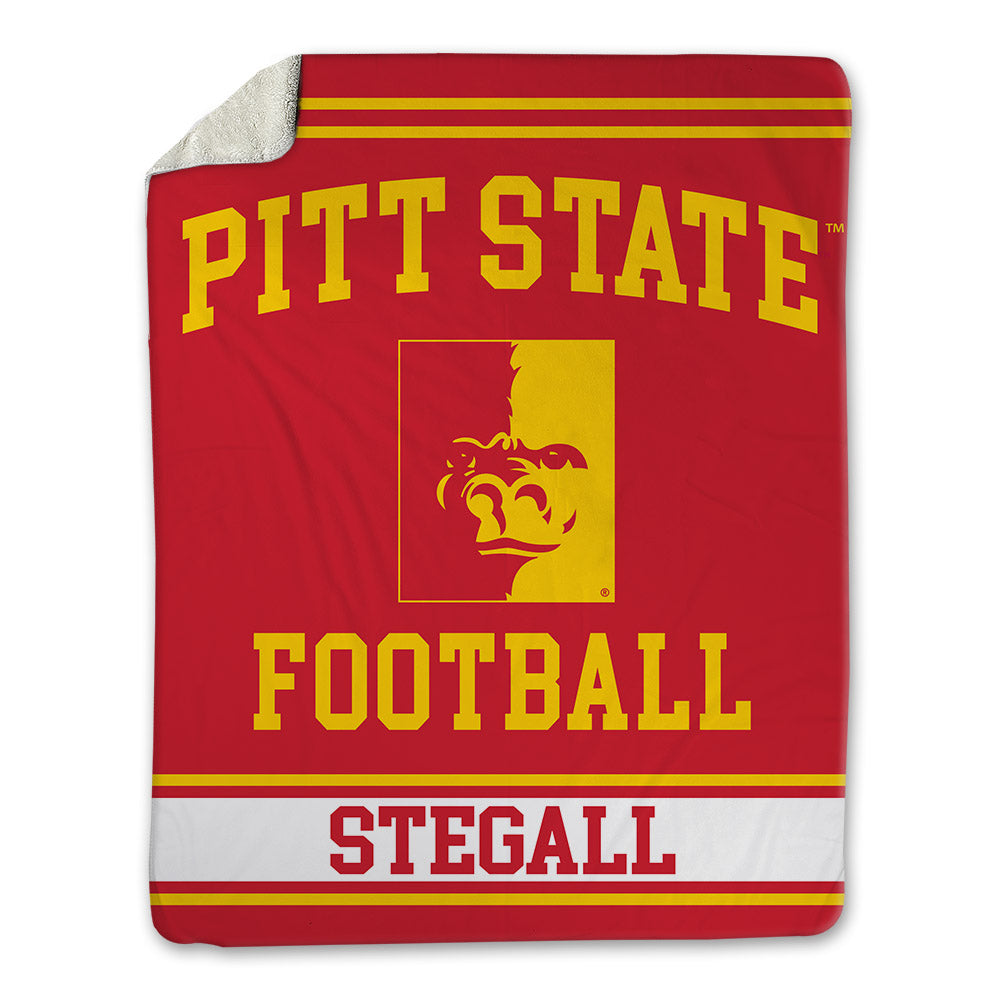 Pitt State - NCAA Football : Gage Stegall - Blanket-0