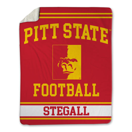 Pitt State - NCAA Football : Gage Stegall - Blanket-0