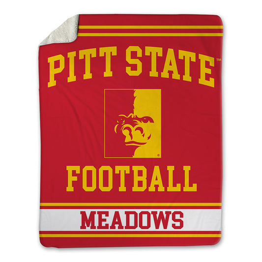 Pitt State - NCAA Football : Trevor Meadows - Blanket-0