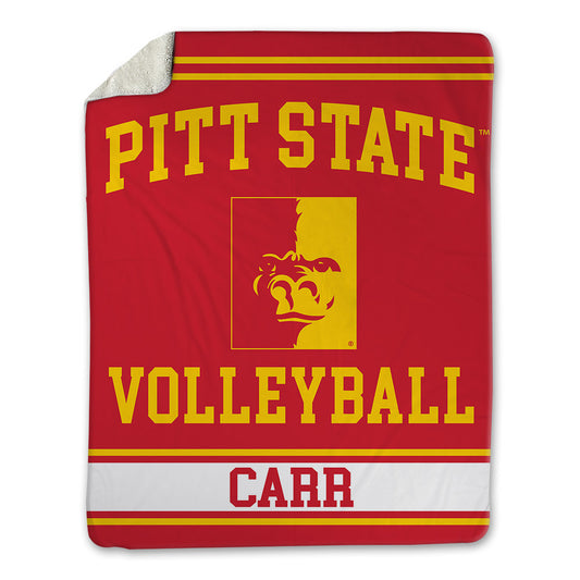 Pitt State - NCAA Women's Volleyball : Abby Carr - Blanket-0