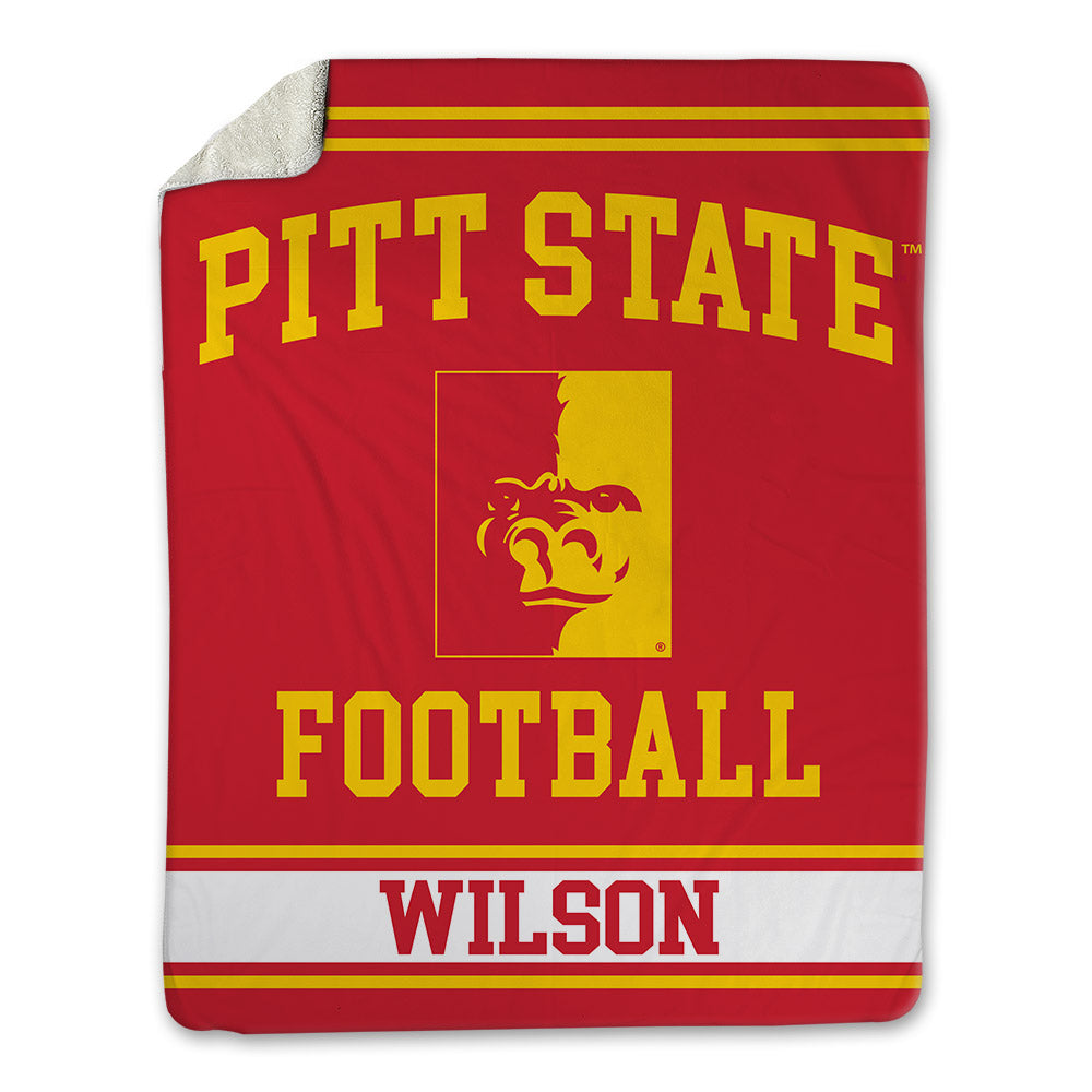 Pitt State - NCAA Football : Jamon Wilson - Blanket-0