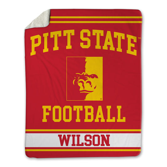 Pitt State - NCAA Football : Jamon Wilson - Blanket-0