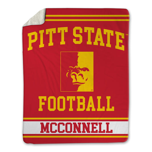 Pitt State - NCAA Football : Braven McConnell - Blanket-0