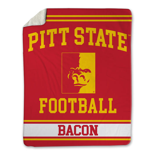 Pitt State - NCAA Football : Bobby Bacon - Blanket-0