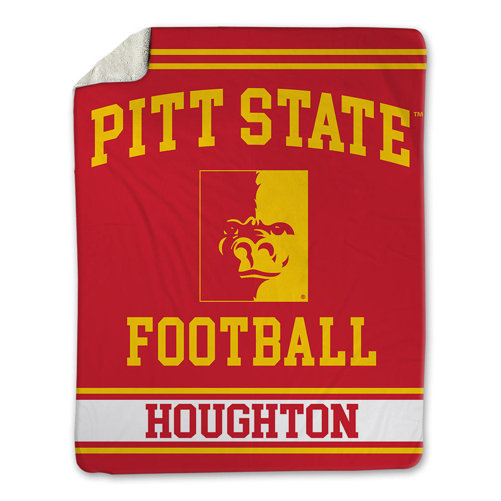 Pitt State - NCAA Football : Jayden Houghton - Blanket-0