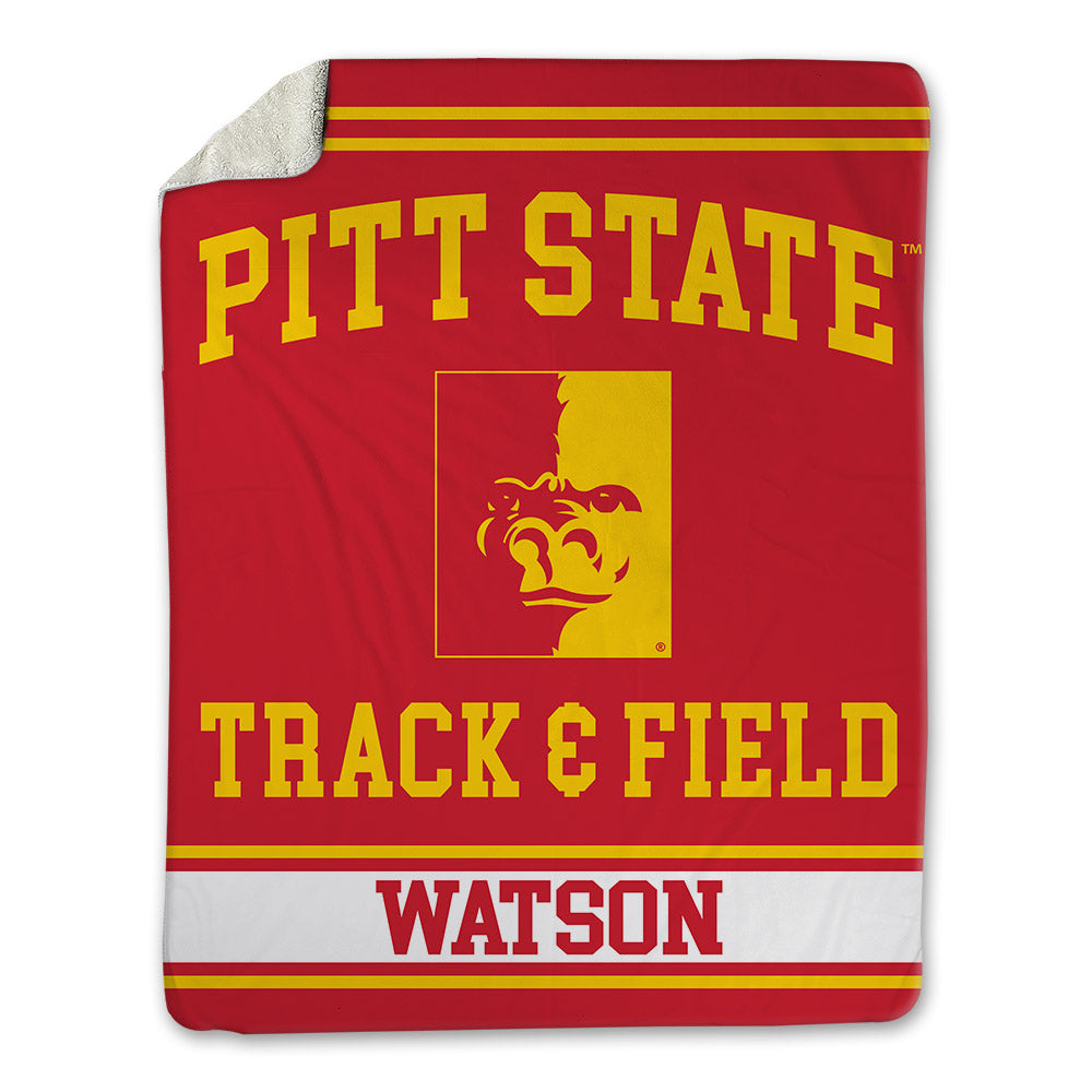 Pitt State - NCAA Men's Track & Field : Nate Watson - Blanket-0