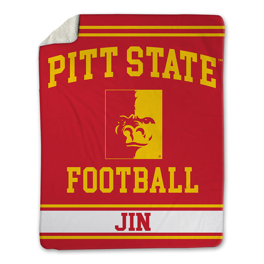 Pitt State - NCAA Football : Charlie Jin - Blanket-0