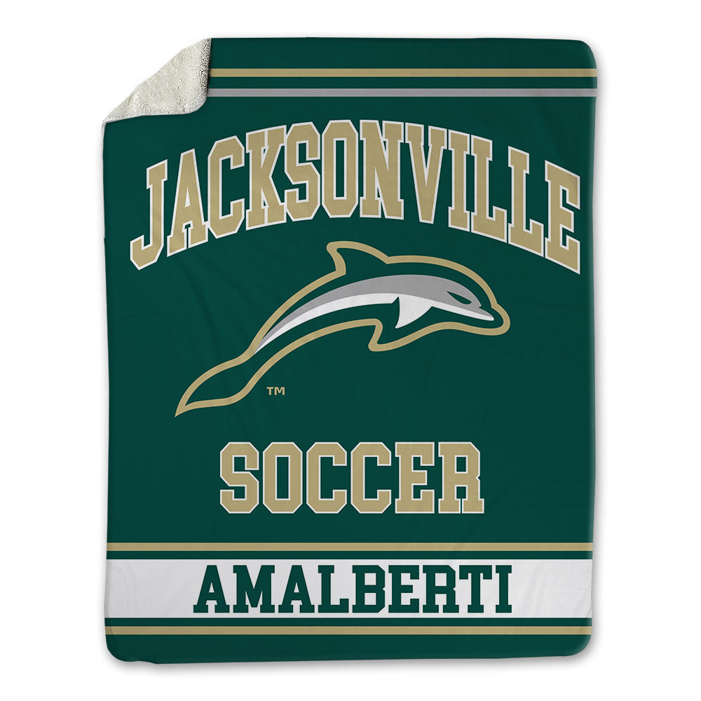 Jacksonville - NCAA Men's Soccer : Pierce Amalberti - Blanket-0