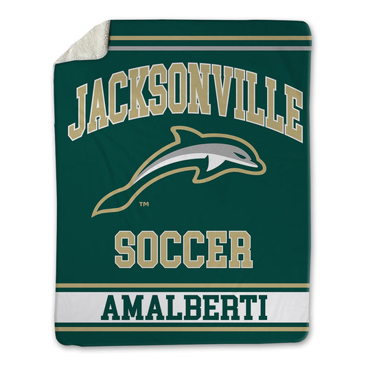 Jacksonville - NCAA Men's Soccer : Pierce Amalberti - Blanket-0