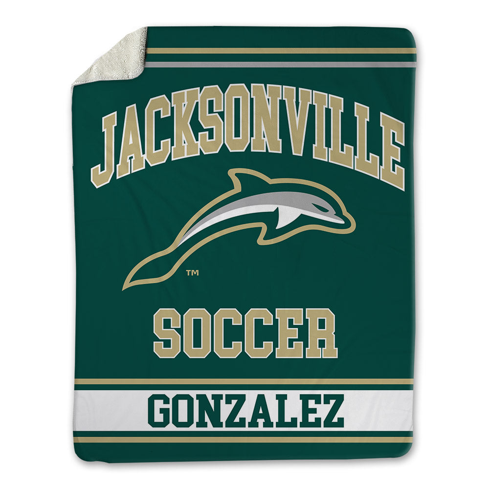 Jacksonville - NCAA Men's Soccer : Juan Pablo Gonzalez - Blanket-0