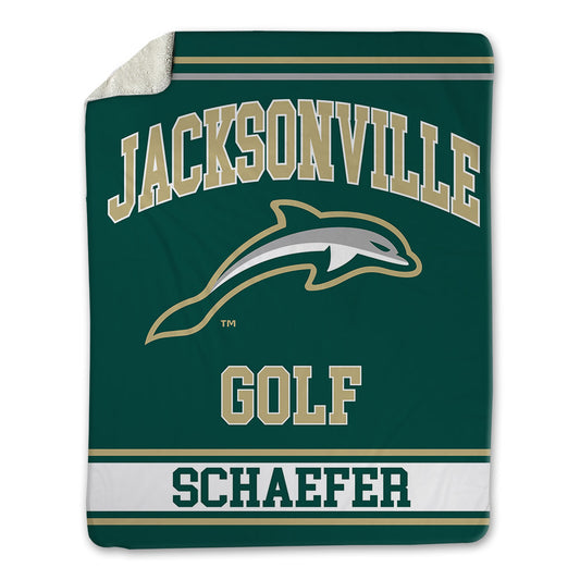 Jacksonville - NCAA Women's Golf : Kit Schaefer - Blanket-0