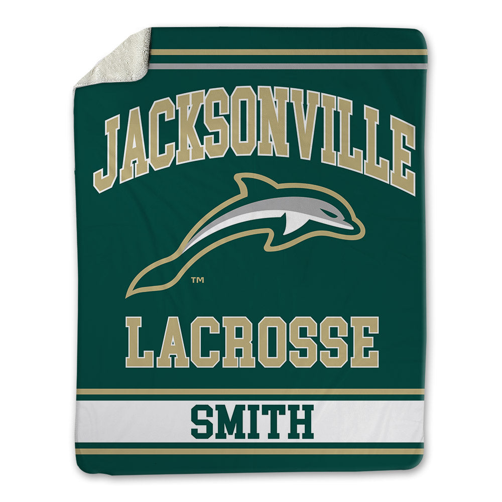 Jacksonville - NCAA Men's Lacrosse : Davis Smith - Blanket-0