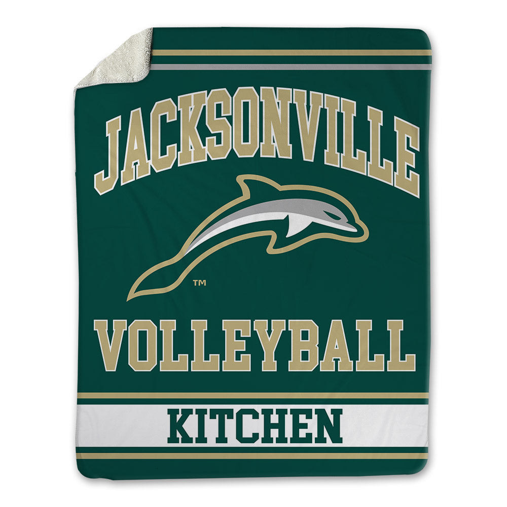 Jacksonville - NCAA Women's Volleyball : Lizzie Kitchen - Blanket-0