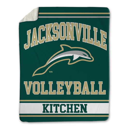 Jacksonville - NCAA Women's Volleyball : Lizzie Kitchen - Blanket-0