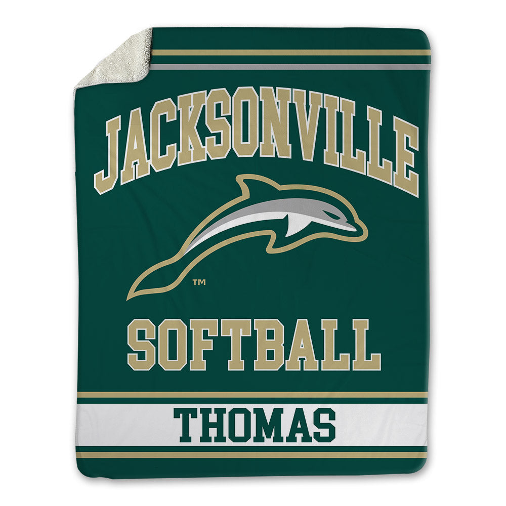 Jacksonville - NCAA Softball : Jaida Thomas - Blanket-0