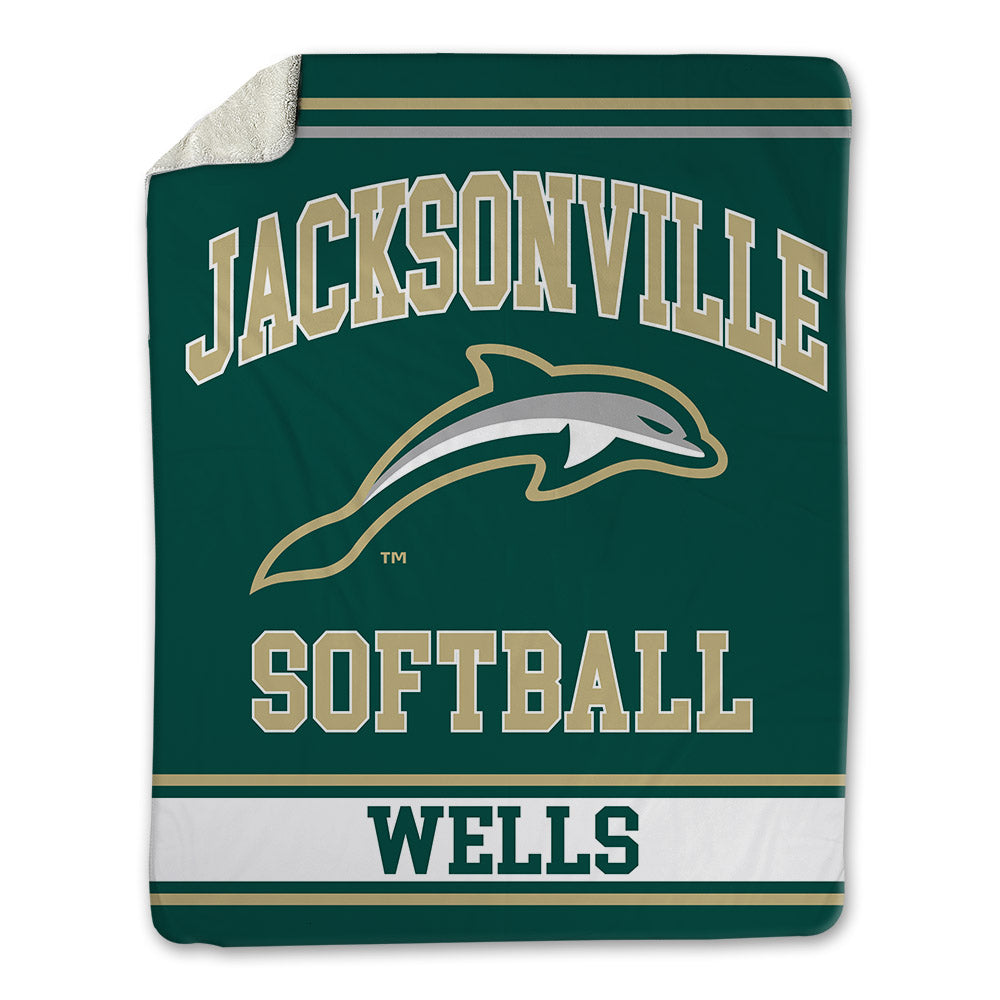 Jacksonville - NCAA Softball : Reese Wells - Blanket-0