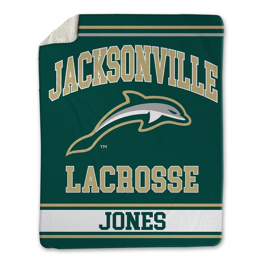 Jacksonville - NCAA Men's Lacrosse : Tate Jones - Blanket-0