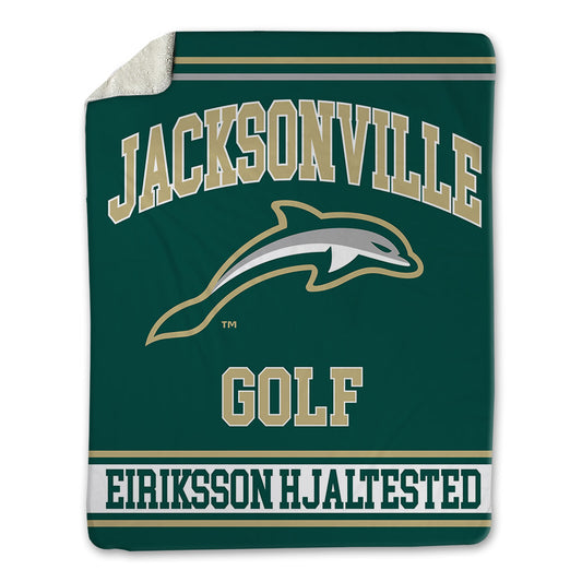 Jacksonville - NCAA Men's Golf : Tomas Eiriksson Hjaltested - Blanket-0