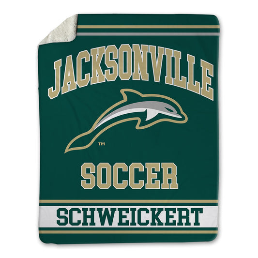 Jacksonville - NCAA Men's Soccer : Evan Schweickert - Blanket-0