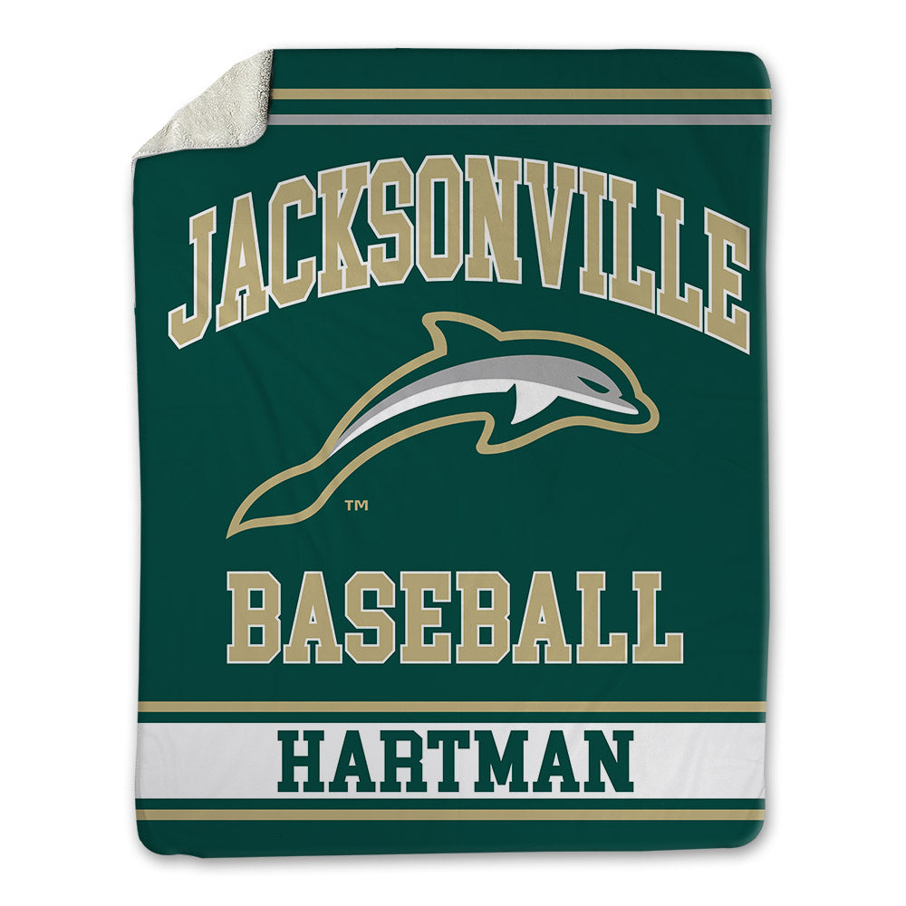 Jacksonville - NCAA Baseball : Logan Hartman - Blanket-0