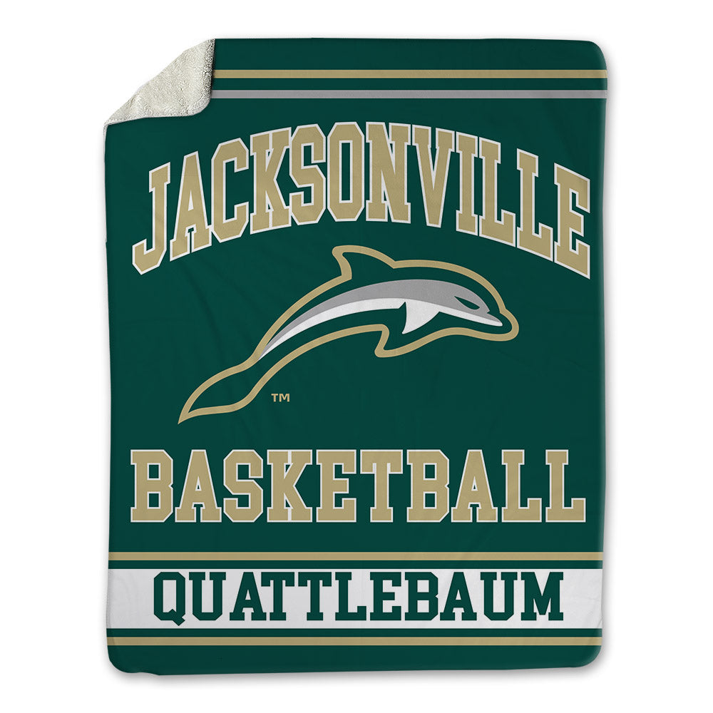 Jacksonville - NCAA Women's Basketball : LaRonda Quattlebaum - Blanket-0