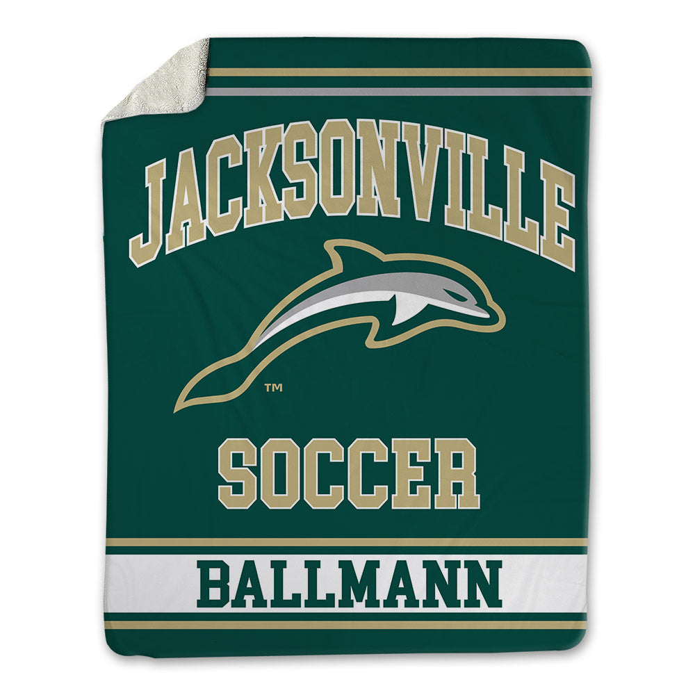 Jacksonville - NCAA Women's Soccer : Lina Ballmann - Blanket-0