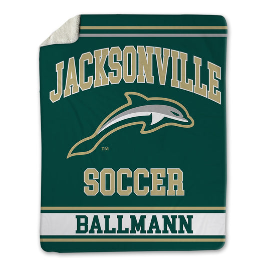 Jacksonville - NCAA Women's Soccer : Lina Ballmann - Blanket-0